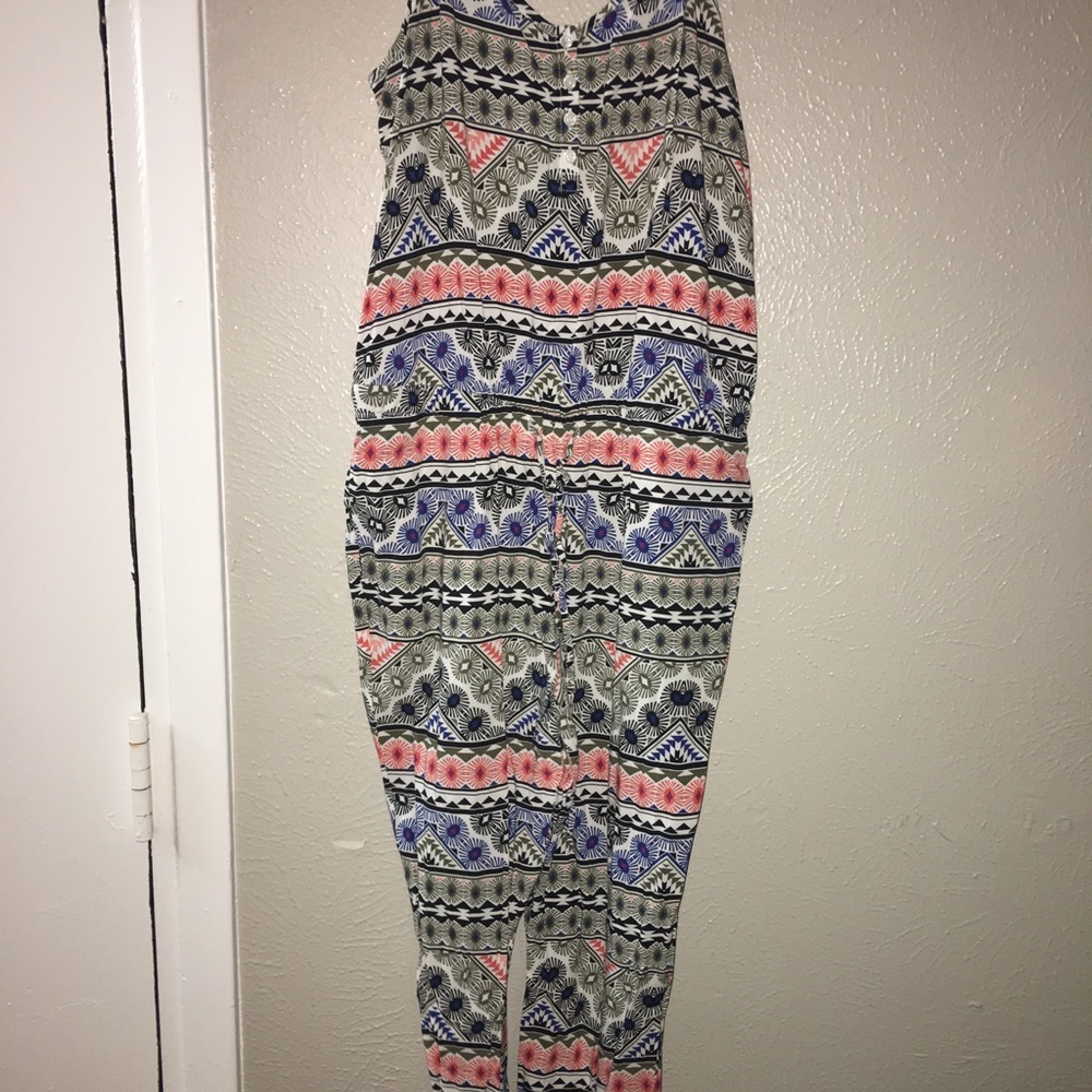 multi colored jumpsuit